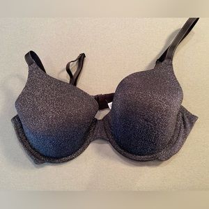 B. Temptd, Sparkley‎ Black Bra, underwire, Size 34D